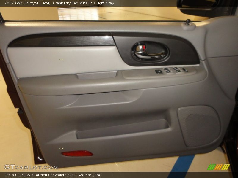 Cranberry Red Metallic / Light Gray 2007 GMC Envoy SLT 4x4