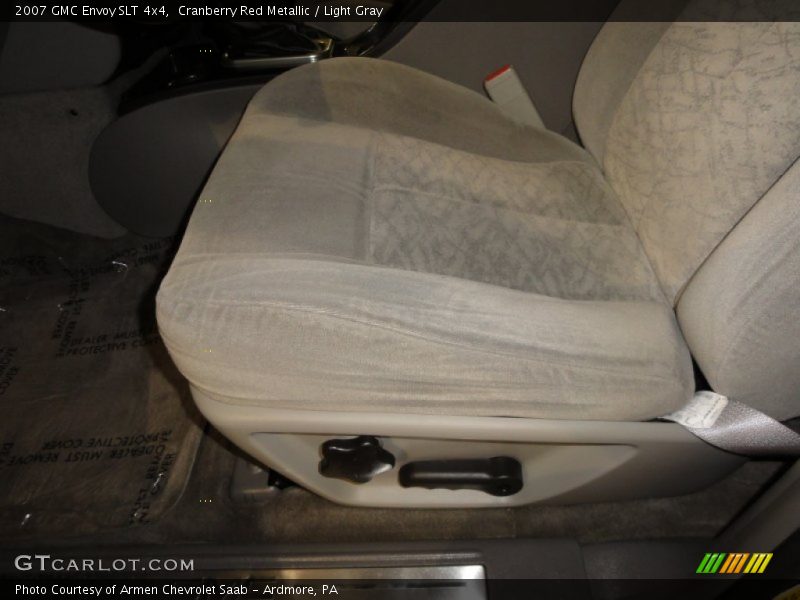 Cranberry Red Metallic / Light Gray 2007 GMC Envoy SLT 4x4