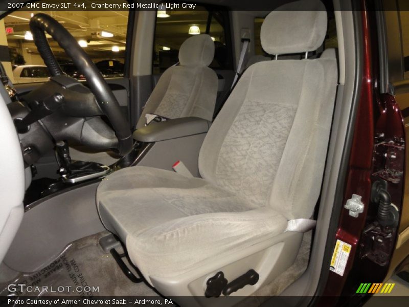 Cranberry Red Metallic / Light Gray 2007 GMC Envoy SLT 4x4