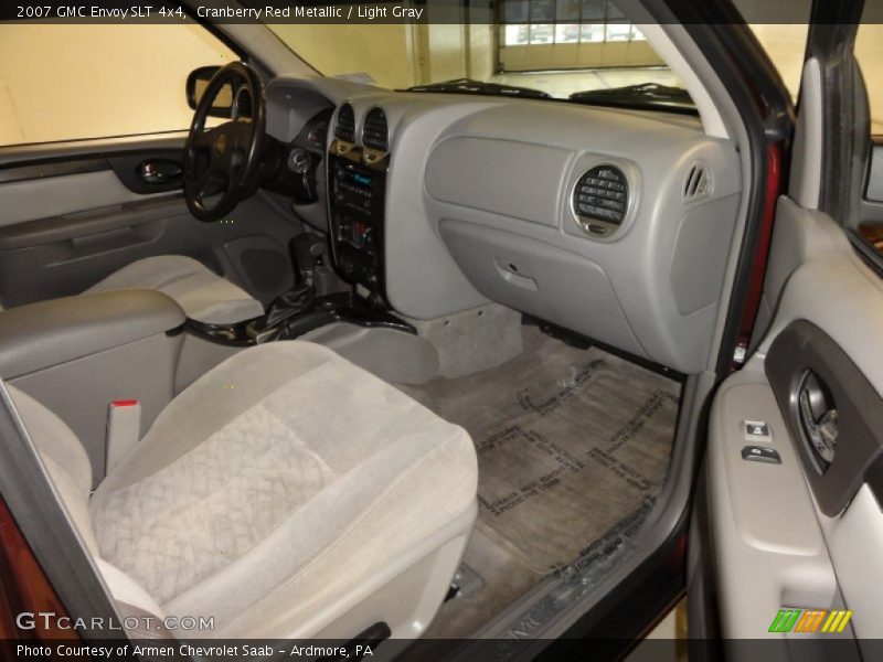 Cranberry Red Metallic / Light Gray 2007 GMC Envoy SLT 4x4