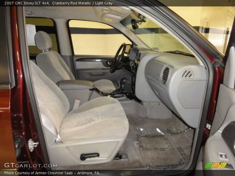 Cranberry Red Metallic / Light Gray 2007 GMC Envoy SLT 4x4