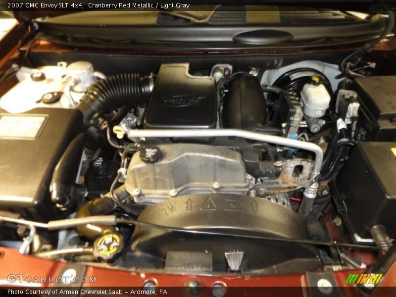 Cranberry Red Metallic / Light Gray 2007 GMC Envoy SLT 4x4