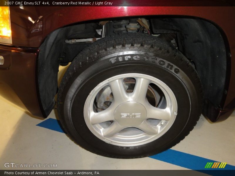 Cranberry Red Metallic / Light Gray 2007 GMC Envoy SLT 4x4