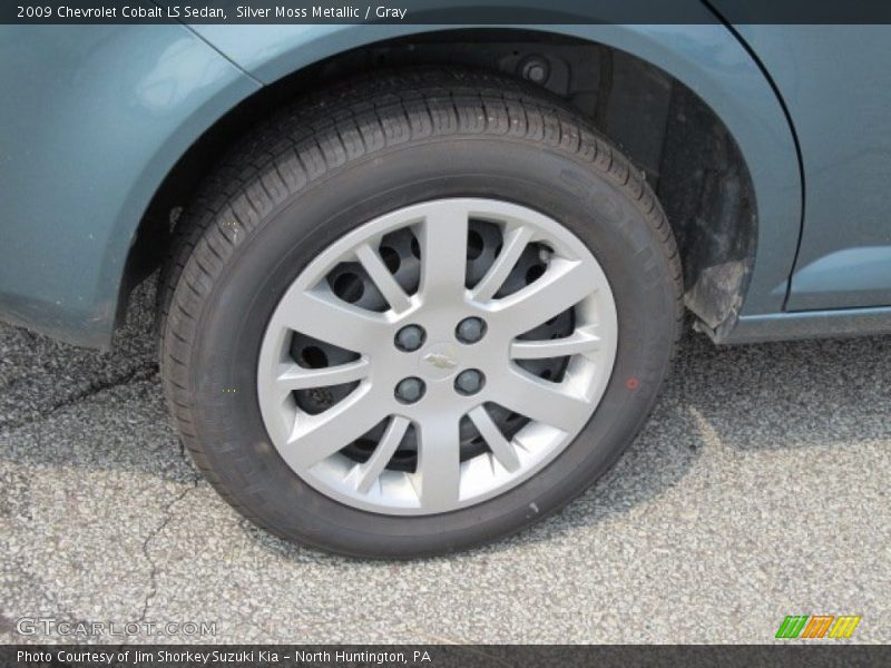 Silver Moss Metallic / Gray 2009 Chevrolet Cobalt LS Sedan