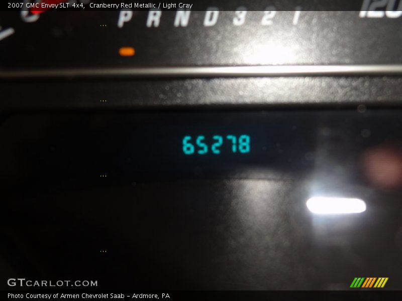 Cranberry Red Metallic / Light Gray 2007 GMC Envoy SLT 4x4