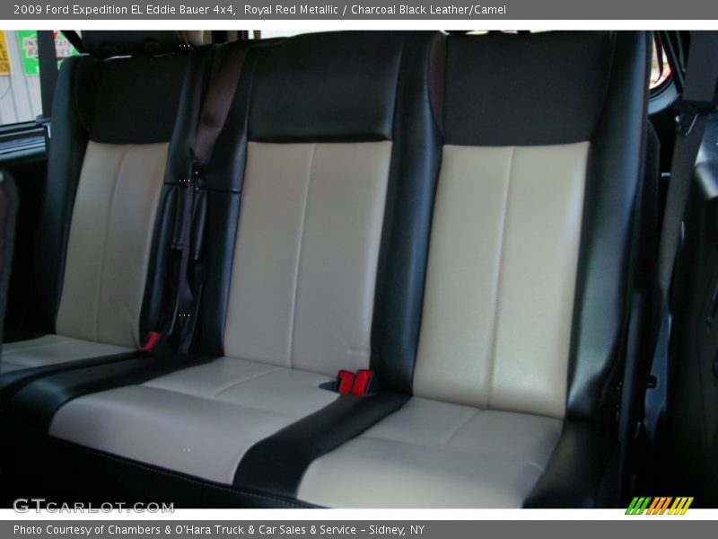  2009 Expedition EL Eddie Bauer 4x4 Charcoal Black Leather/Camel Interior