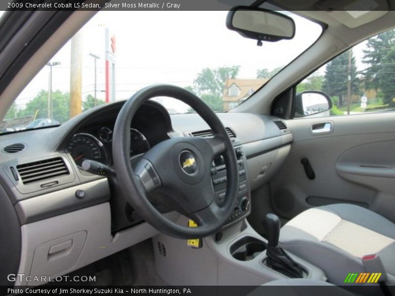 Silver Moss Metallic / Gray 2009 Chevrolet Cobalt LS Sedan
