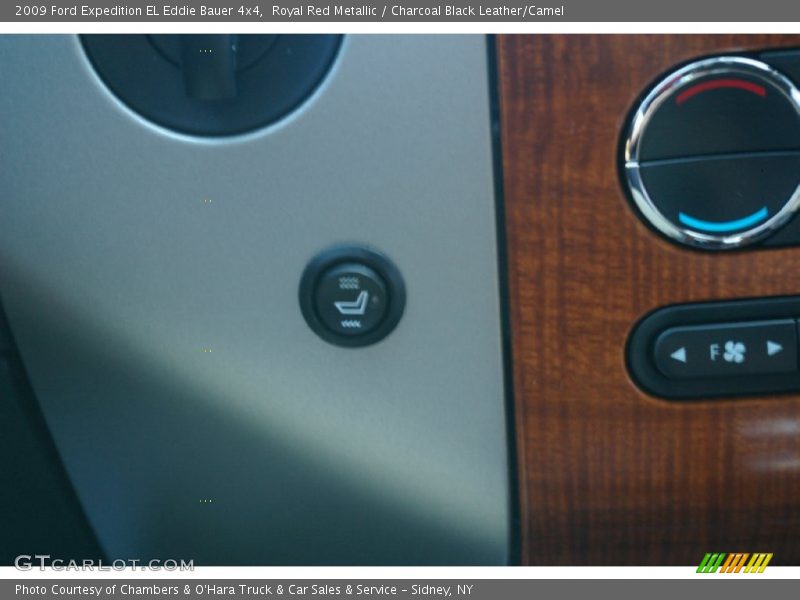 Royal Red Metallic / Charcoal Black Leather/Camel 2009 Ford Expedition EL Eddie Bauer 4x4