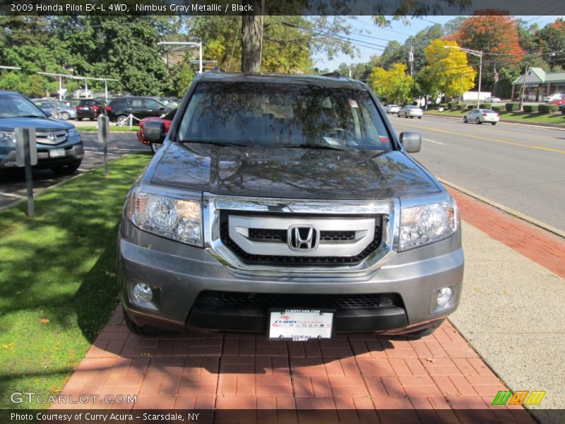 Nimbus Gray Metallic / Black 2009 Honda Pilot EX-L 4WD