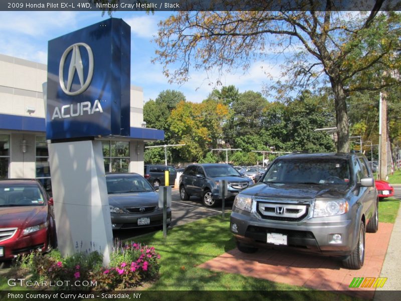 Nimbus Gray Metallic / Black 2009 Honda Pilot EX-L 4WD