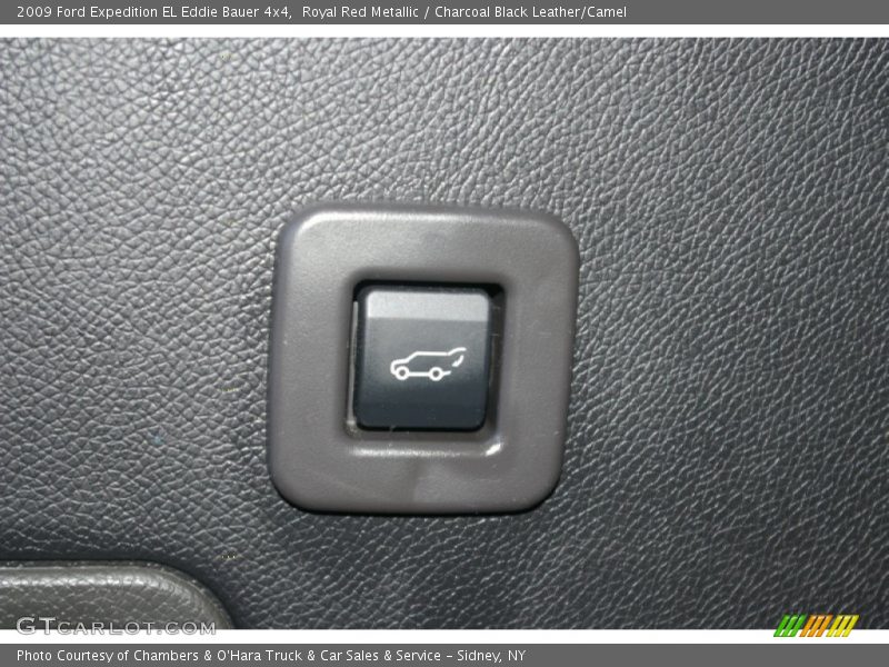 Royal Red Metallic / Charcoal Black Leather/Camel 2009 Ford Expedition EL Eddie Bauer 4x4