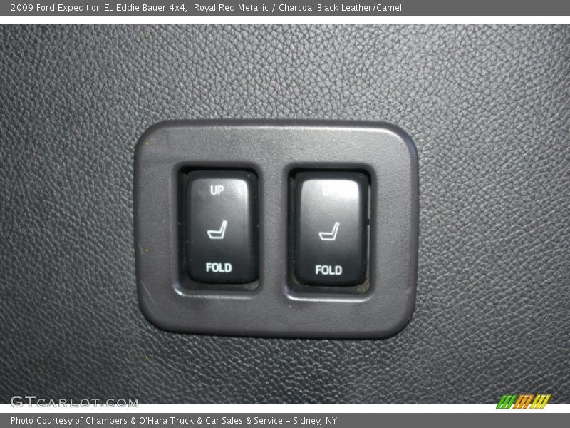 Royal Red Metallic / Charcoal Black Leather/Camel 2009 Ford Expedition EL Eddie Bauer 4x4
