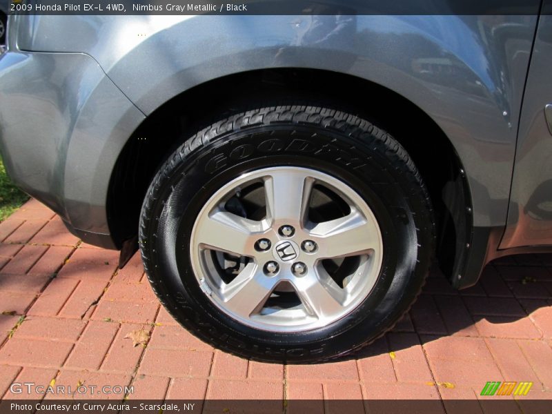 Nimbus Gray Metallic / Black 2009 Honda Pilot EX-L 4WD