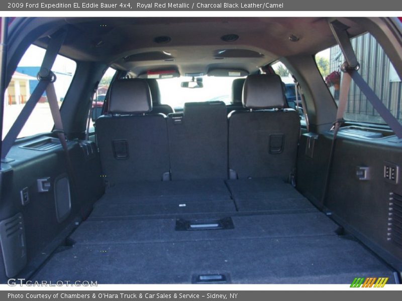 Royal Red Metallic / Charcoal Black Leather/Camel 2009 Ford Expedition EL Eddie Bauer 4x4