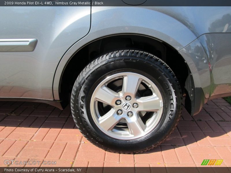 Nimbus Gray Metallic / Black 2009 Honda Pilot EX-L 4WD