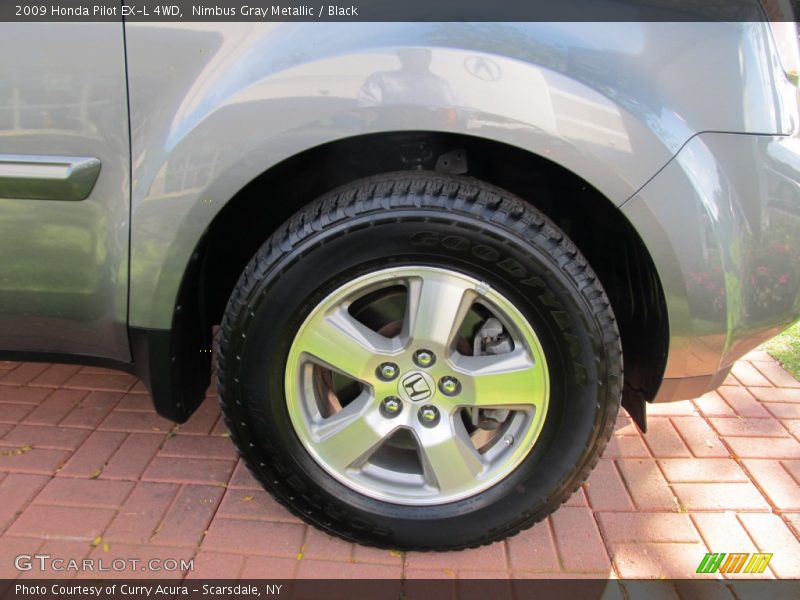 Nimbus Gray Metallic / Black 2009 Honda Pilot EX-L 4WD