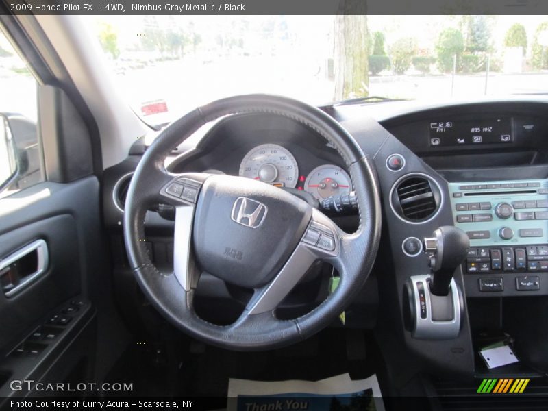Nimbus Gray Metallic / Black 2009 Honda Pilot EX-L 4WD
