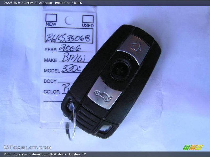 Imola Red / Black 2006 BMW 3 Series 330i Sedan