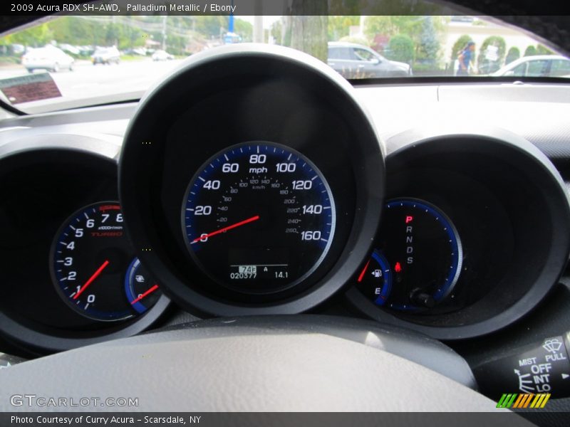 Palladium Metallic / Ebony 2009 Acura RDX SH-AWD