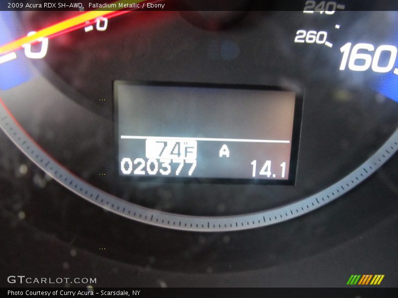 Palladium Metallic / Ebony 2009 Acura RDX SH-AWD