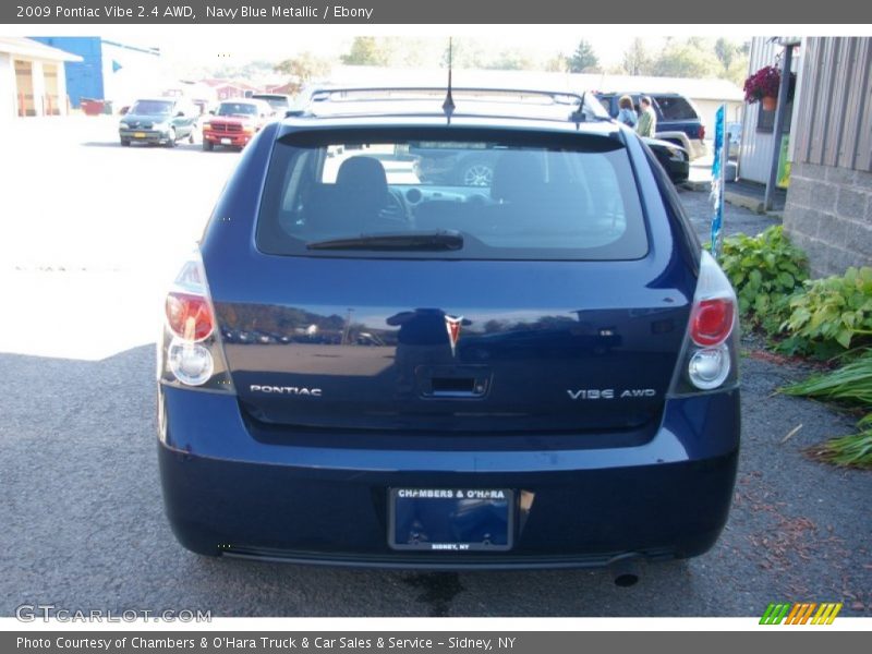 Navy Blue Metallic / Ebony 2009 Pontiac Vibe 2.4 AWD