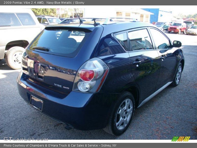 Navy Blue Metallic / Ebony 2009 Pontiac Vibe 2.4 AWD
