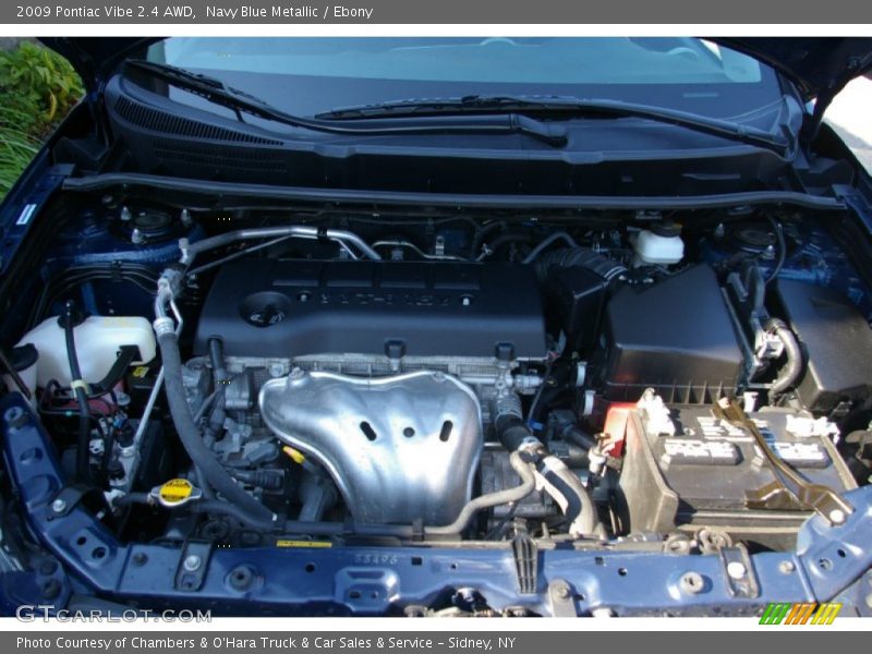 Navy Blue Metallic / Ebony 2009 Pontiac Vibe 2.4 AWD