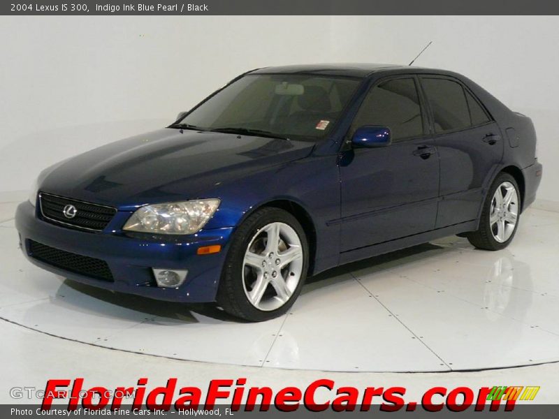 Indigo Ink Blue Pearl / Black 2004 Lexus IS 300