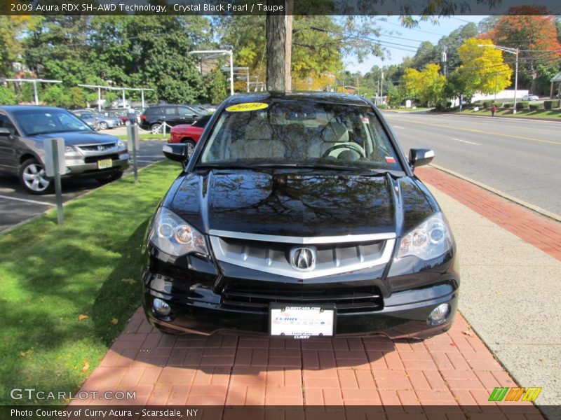 Crystal Black Pearl / Taupe 2009 Acura RDX SH-AWD Technology