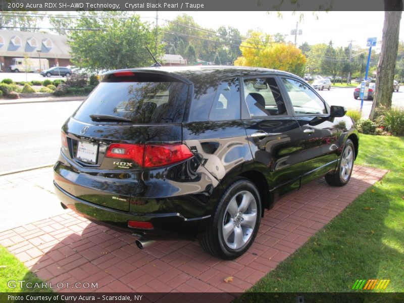 Crystal Black Pearl / Taupe 2009 Acura RDX SH-AWD Technology
