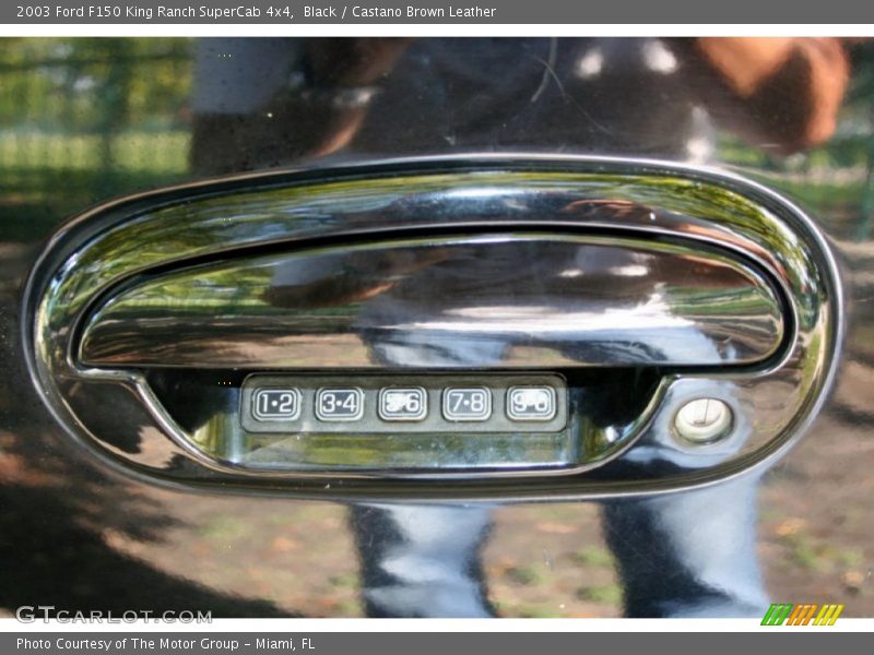 Black / Castano Brown Leather 2003 Ford F150 King Ranch SuperCab 4x4