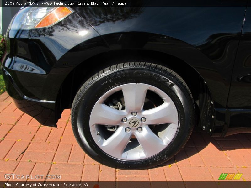 Crystal Black Pearl / Taupe 2009 Acura RDX SH-AWD Technology