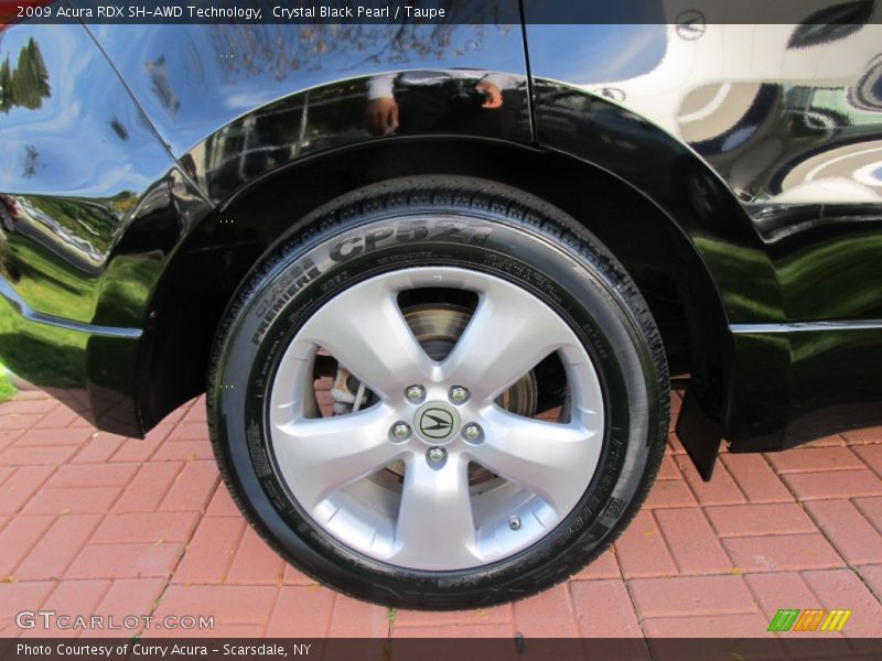 Crystal Black Pearl / Taupe 2009 Acura RDX SH-AWD Technology
