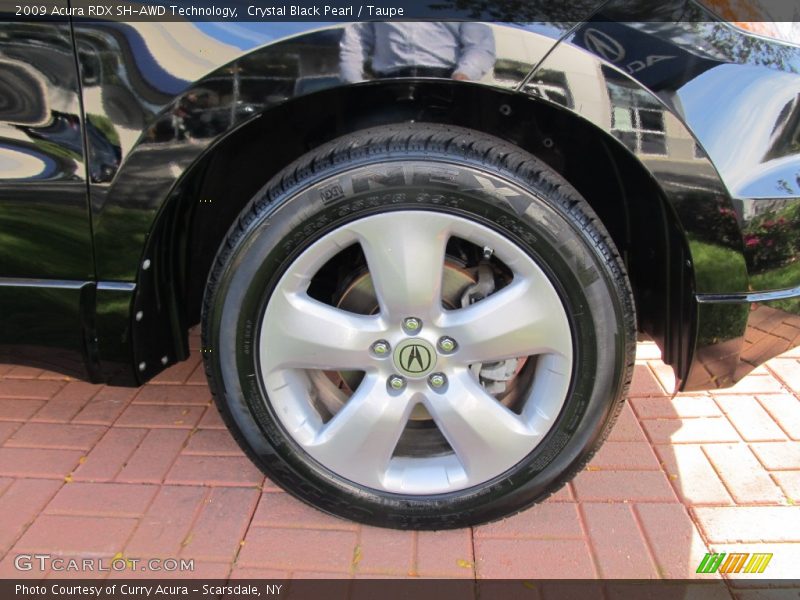 Crystal Black Pearl / Taupe 2009 Acura RDX SH-AWD Technology
