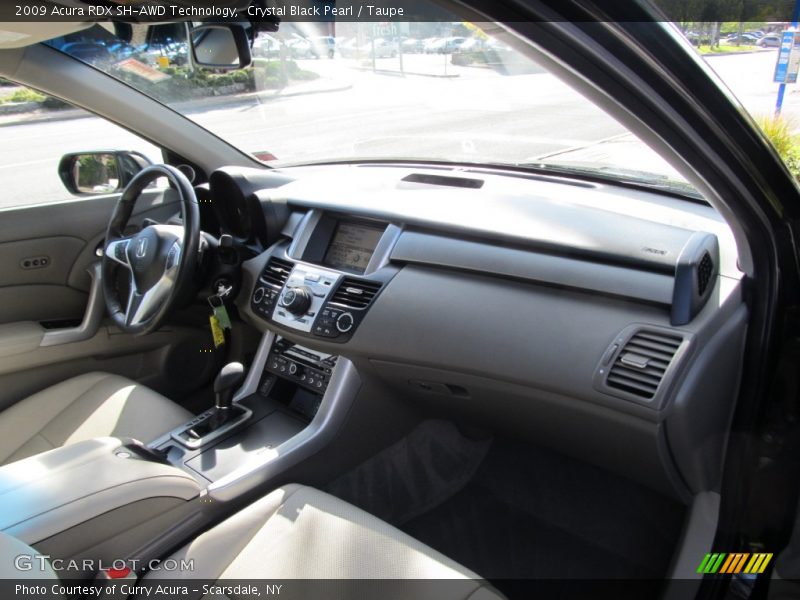 Crystal Black Pearl / Taupe 2009 Acura RDX SH-AWD Technology