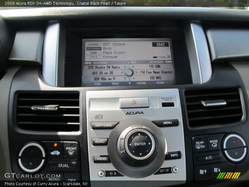 Crystal Black Pearl / Taupe 2009 Acura RDX SH-AWD Technology