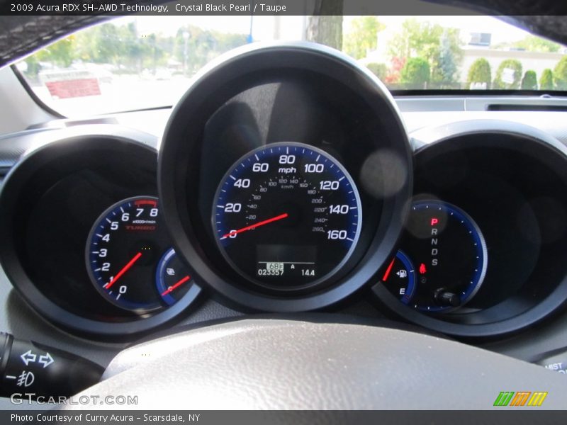 Crystal Black Pearl / Taupe 2009 Acura RDX SH-AWD Technology