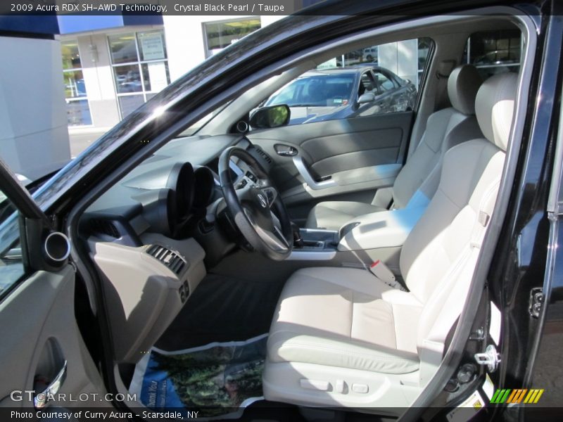 Crystal Black Pearl / Taupe 2009 Acura RDX SH-AWD Technology