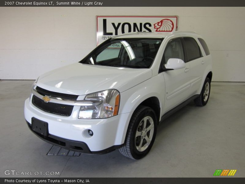 Summit White / Light Gray 2007 Chevrolet Equinox LT