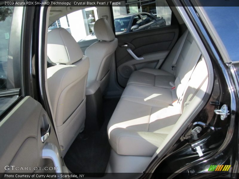 Crystal Black Pearl / Taupe 2009 Acura RDX SH-AWD Technology