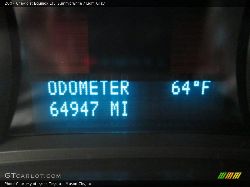 Summit White / Light Gray 2007 Chevrolet Equinox LT