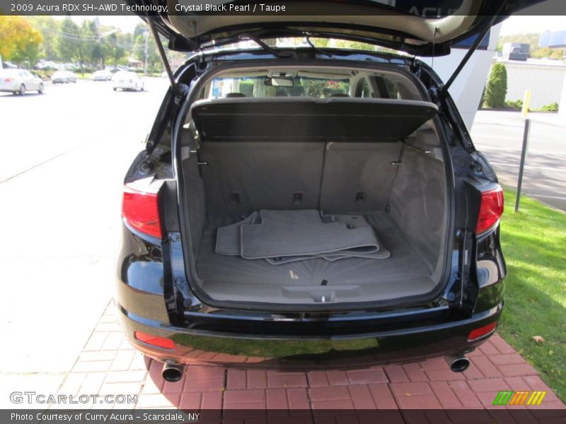 Crystal Black Pearl / Taupe 2009 Acura RDX SH-AWD Technology