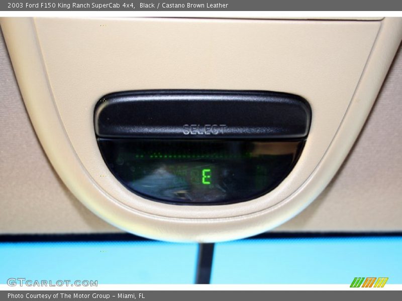 Black / Castano Brown Leather 2003 Ford F150 King Ranch SuperCab 4x4