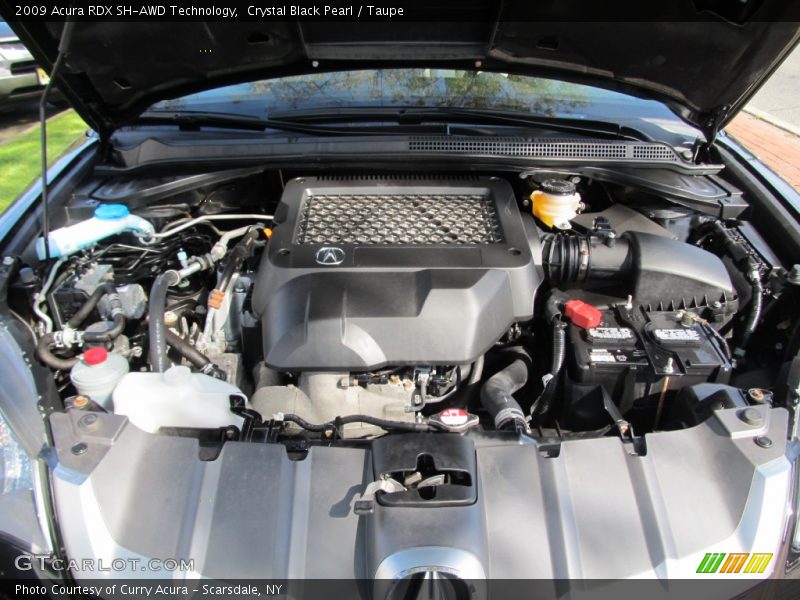 Crystal Black Pearl / Taupe 2009 Acura RDX SH-AWD Technology