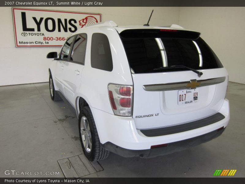 Summit White / Light Gray 2007 Chevrolet Equinox LT