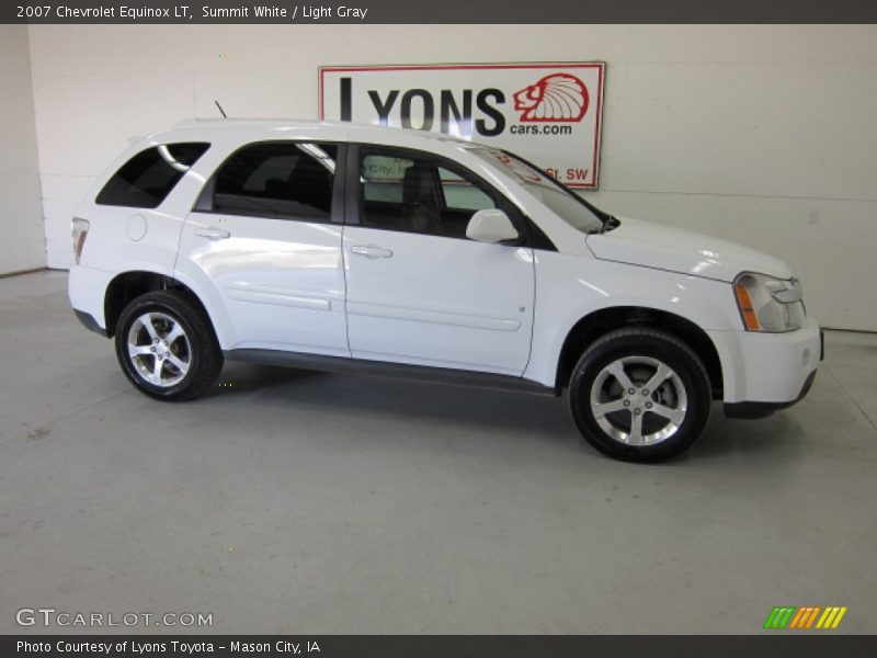 Summit White / Light Gray 2007 Chevrolet Equinox LT