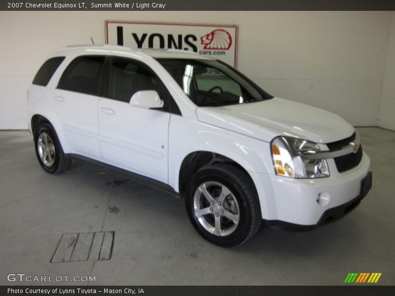 Summit White / Light Gray 2007 Chevrolet Equinox LT