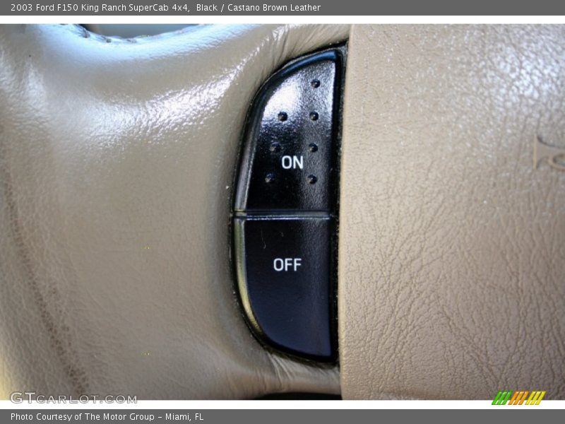 Black / Castano Brown Leather 2003 Ford F150 King Ranch SuperCab 4x4
