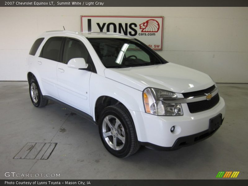 Summit White / Light Gray 2007 Chevrolet Equinox LT