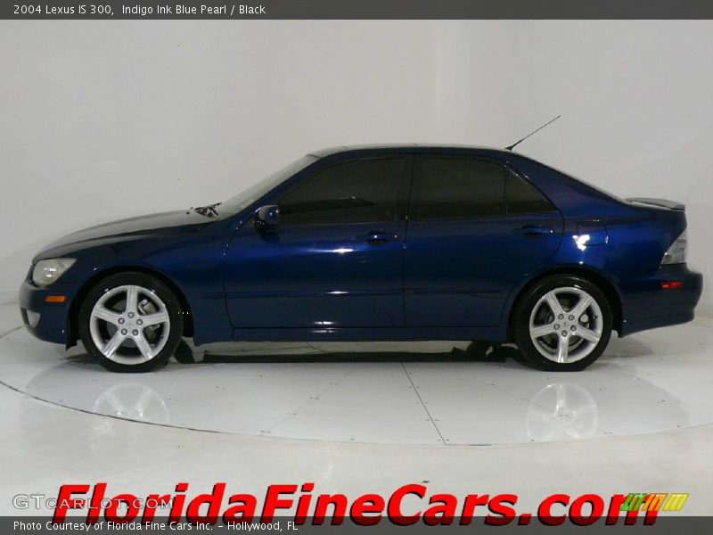 Indigo Ink Blue Pearl / Black 2004 Lexus IS 300